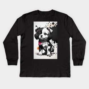 Baby dog Kids Long Sleeve T-Shirt